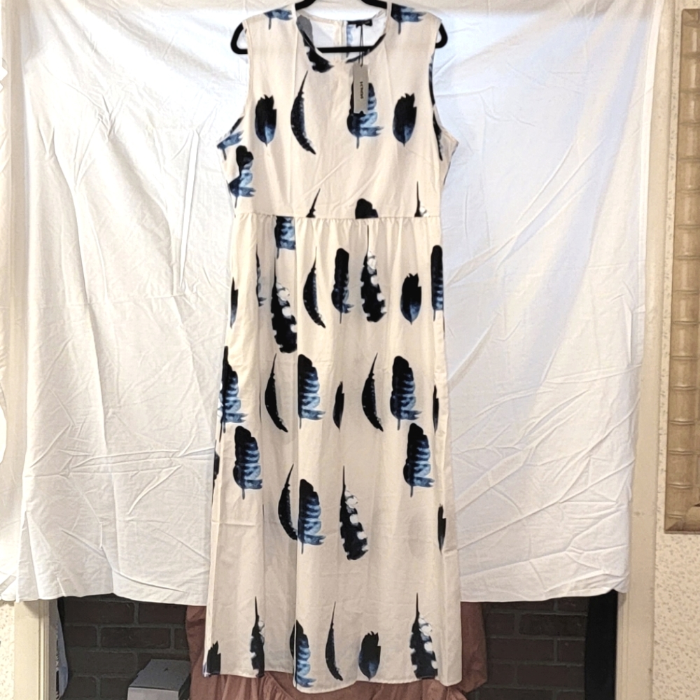 Feather Summer Dress